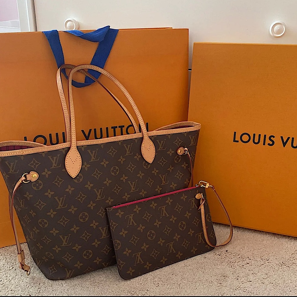 Louis Vuitton Neverfull MM Authentic